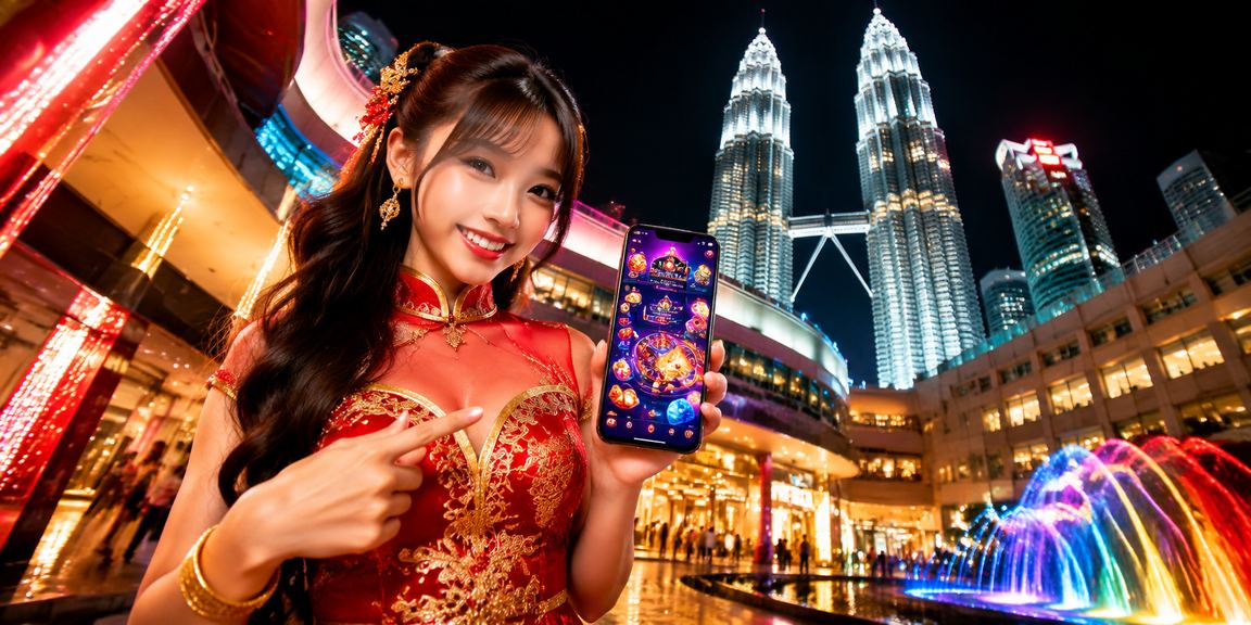 Pemandangan kasino moden di Kuala Lumpur melalui aplikasi mudah alih 11900